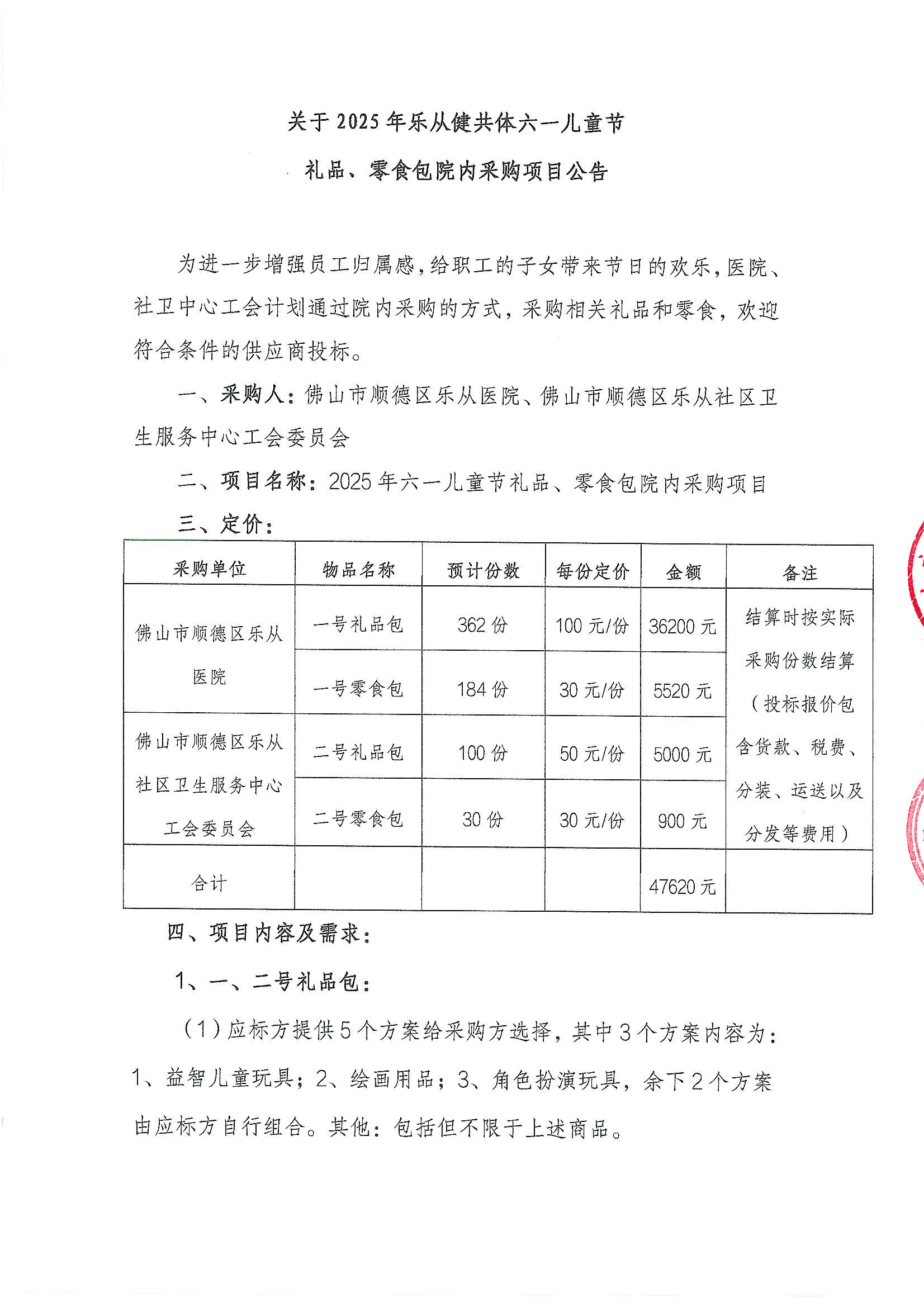 关于2025年乐从健共体六一儿童节礼品、零食包院内采购项目公告_00.png