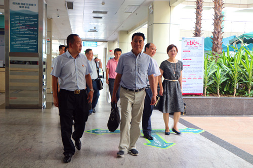 广州医科大学领导莅临我院调研指导工作
