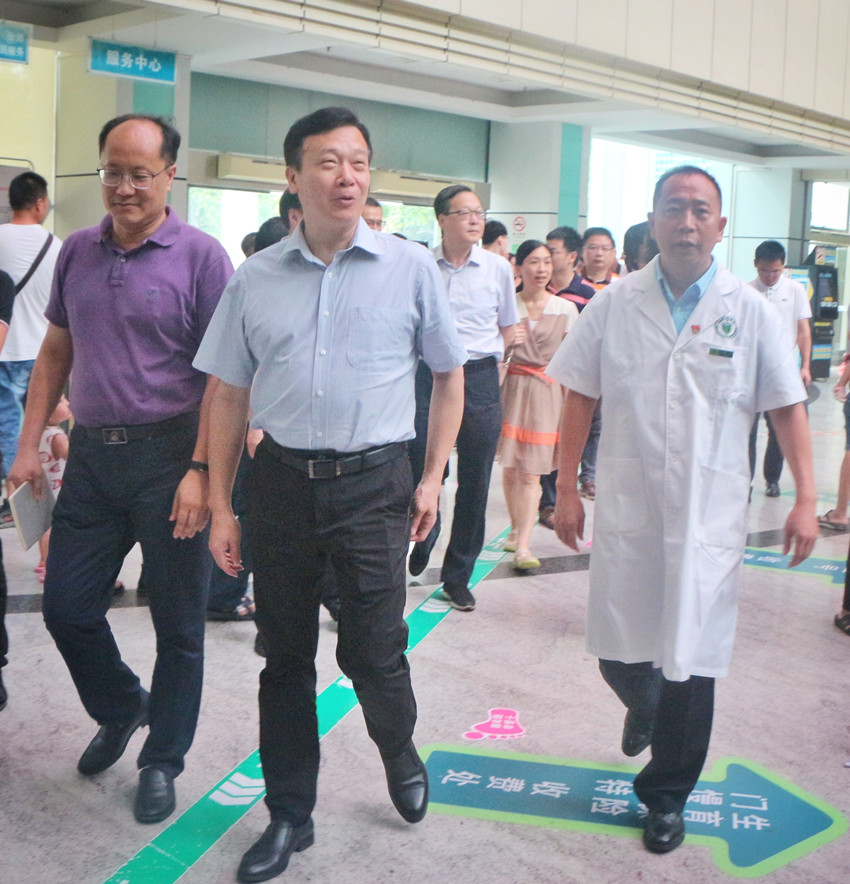 区政协主席周文一行莅临我院视察调研